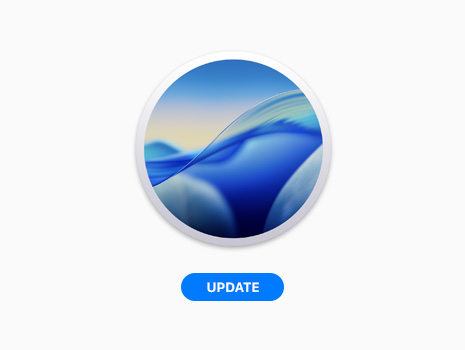 macOS Tahoe 그래픽.